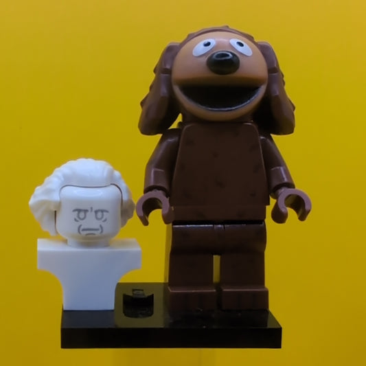 Rowlf the Dog coltm-1 The Muppets CMF Minifigure Lego (complete Set with Stand and Accessories)