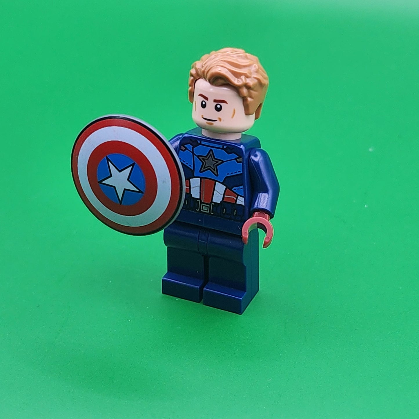 Lego Captain America Dark Blue Suit Minifigure sh908 2023