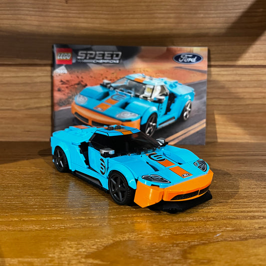 Speed Champions Ford GT Heritage Edition Pre-Built Lego 76905 blue