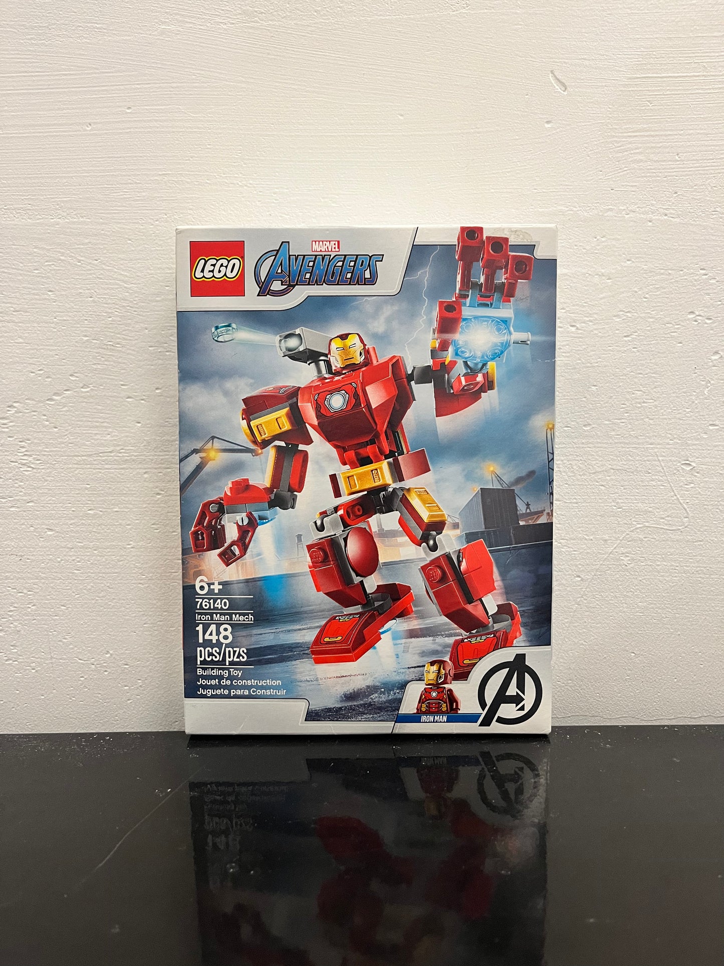 76140 Iron Man Mech Marvel Lego Set