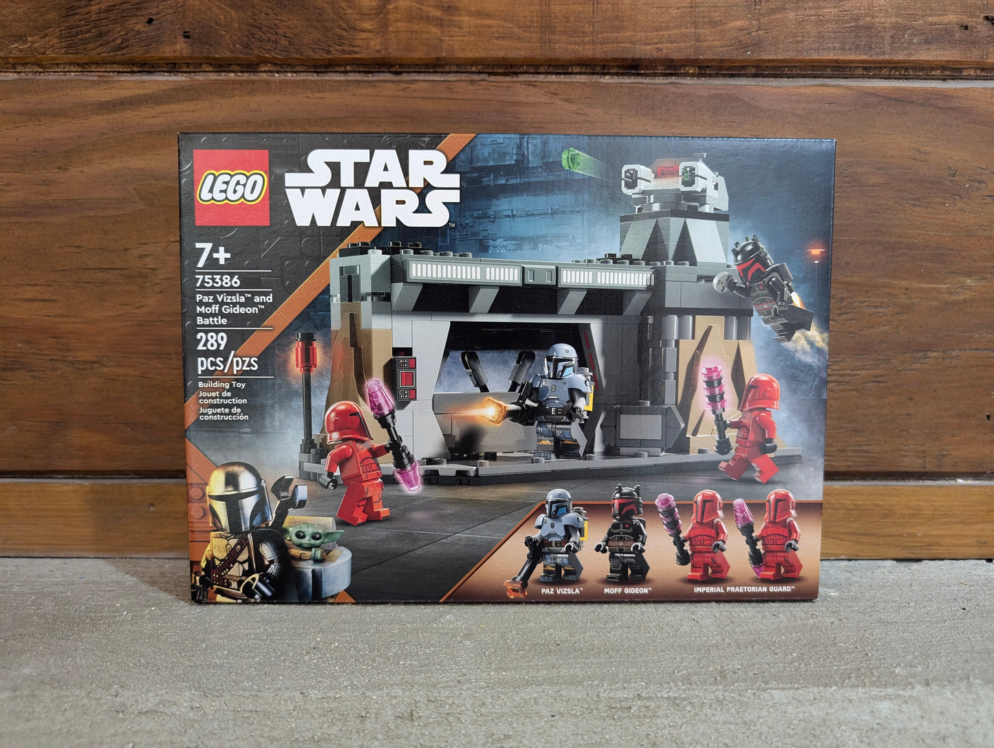 75386 Paz Vizsla and Moff Gideon Battle Star Wars Lego Set