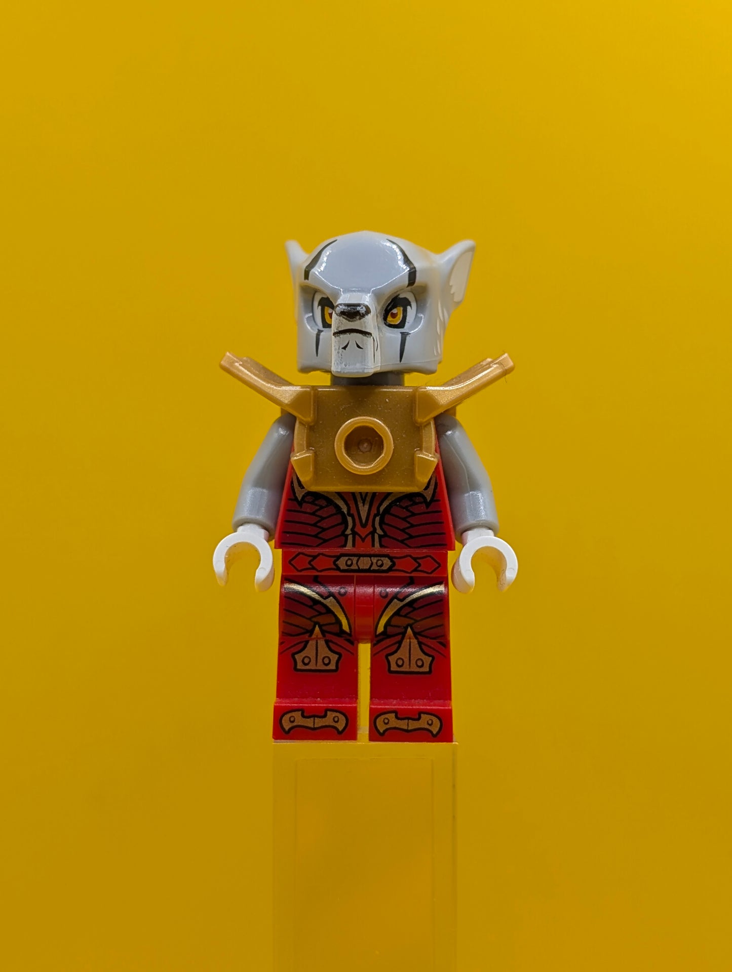 Worriz loc089 Fire Chi, Armor Legends Of Chima Lego Minifigure