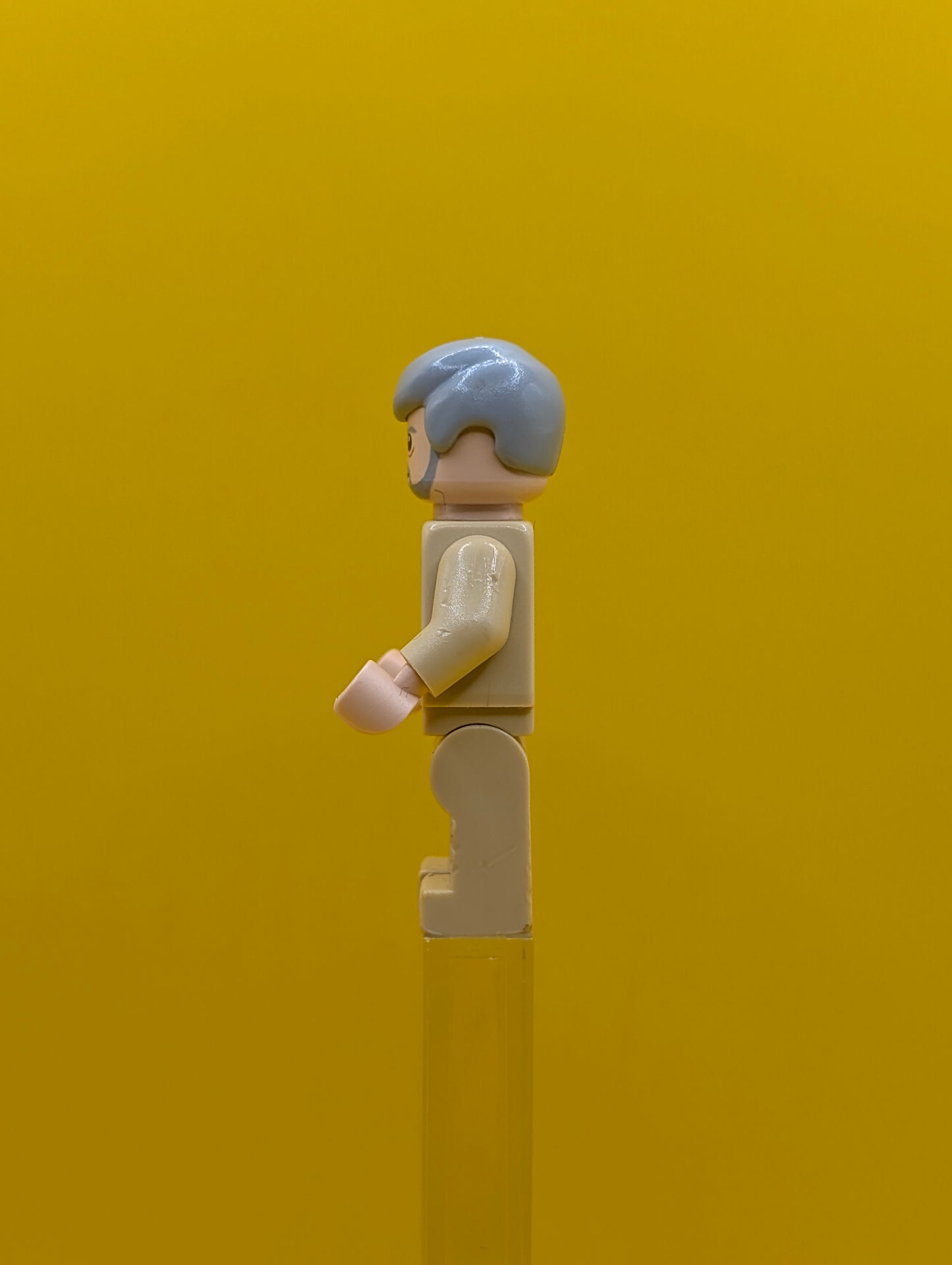 Obi-Wan Kenobi sw0274 Old, Light Nougat, White Pupils Star Wars Lego Minifigure