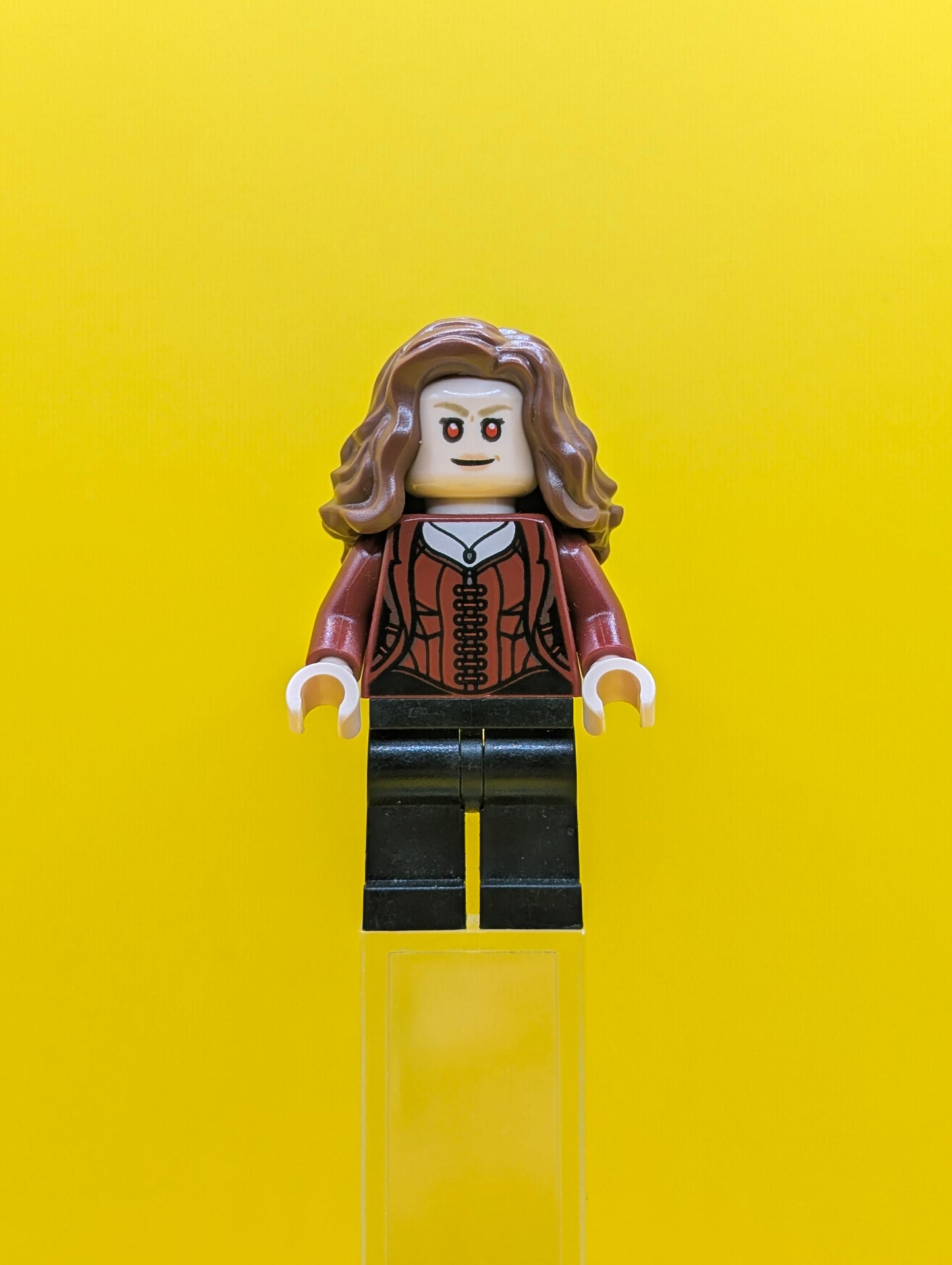 The Scarlet Witch (Wanda Maximoff) sh0732 - Plain Legs, Reddish Brown Hair Marvel Lego Minifigure