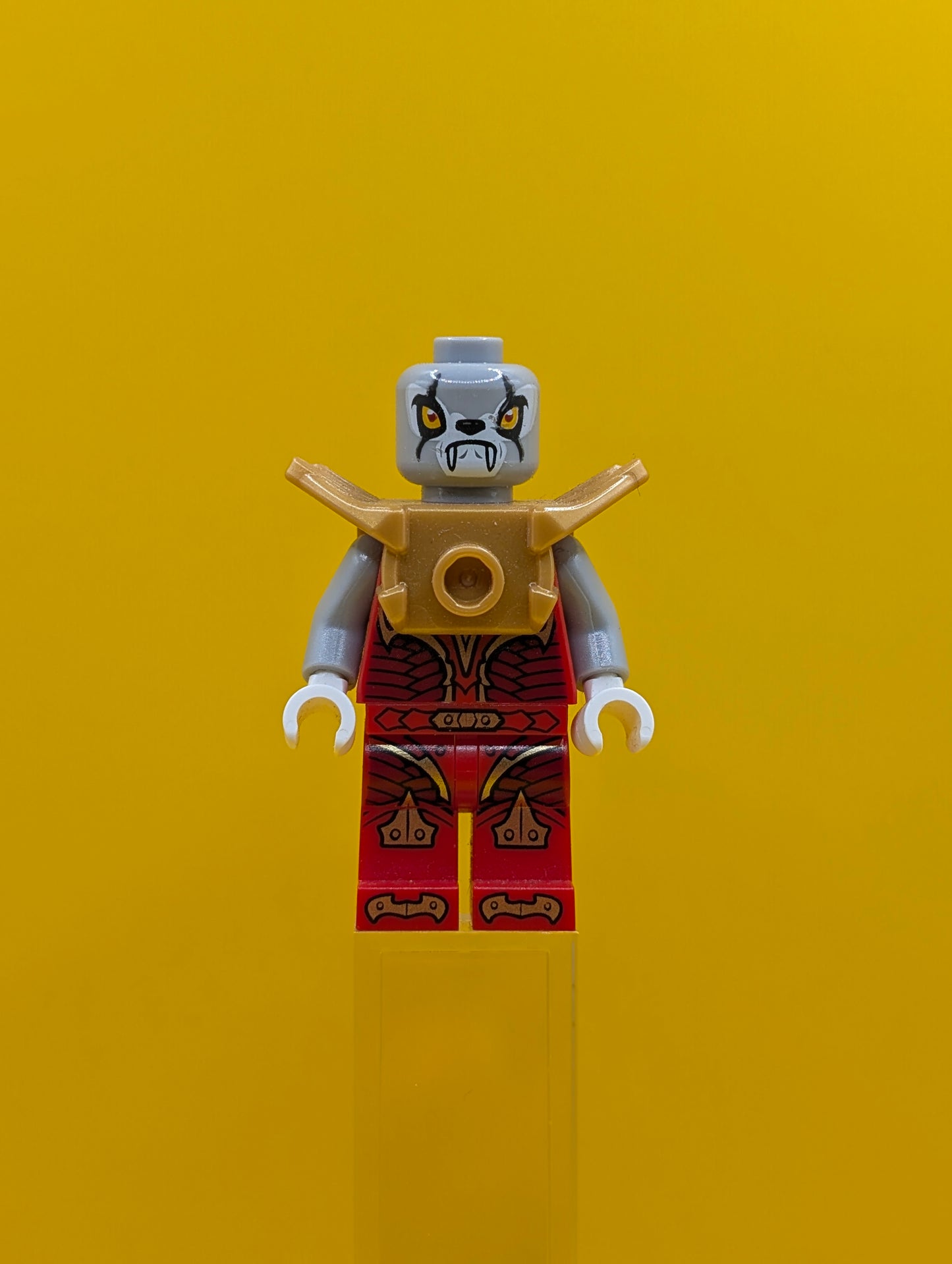 Worriz loc089 Fire Chi, Armor Legends Of Chima Lego Minifigure