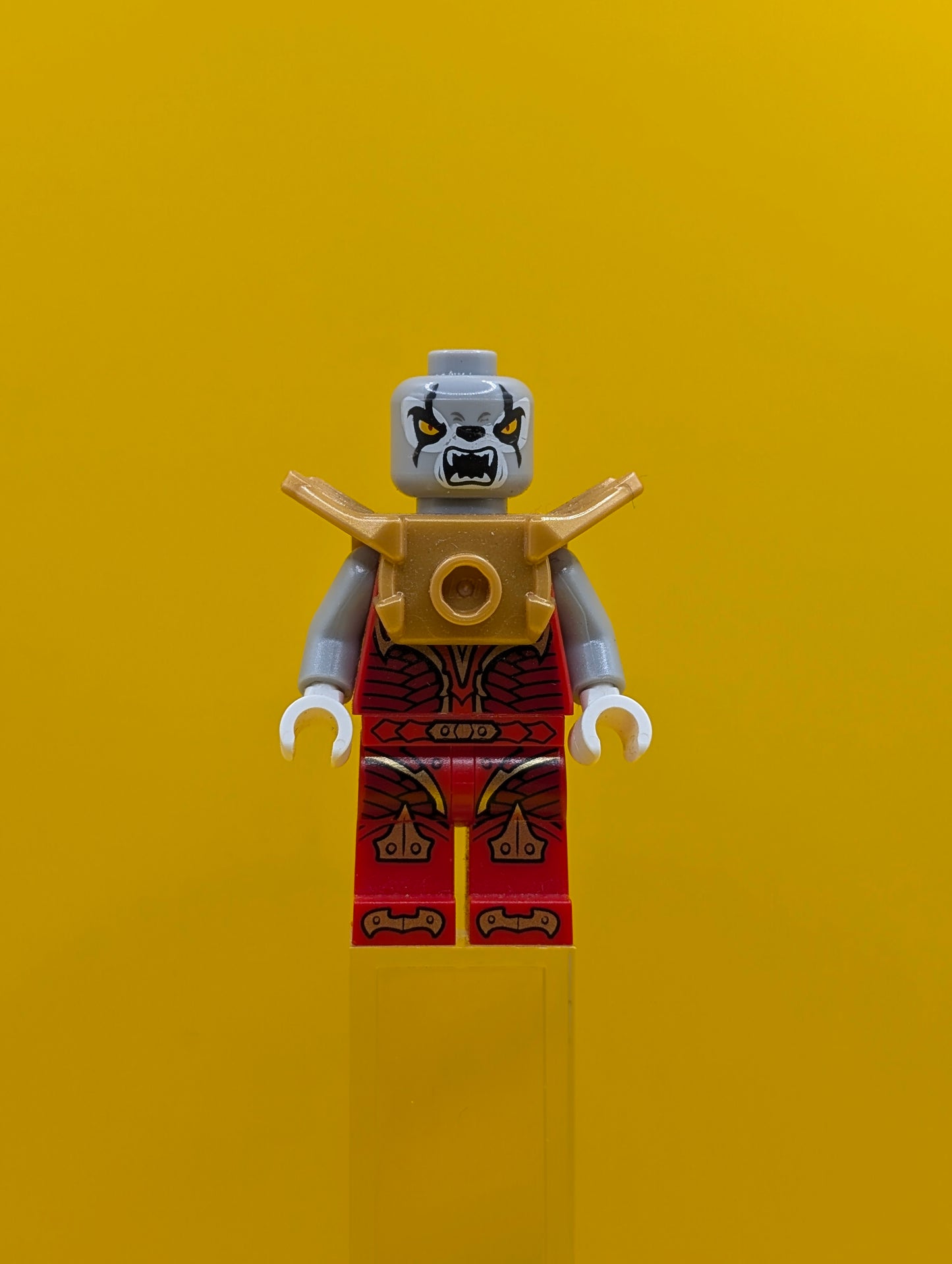 Worriz loc089 Fire Chi, Armor Legends Of Chima Lego Minifigure