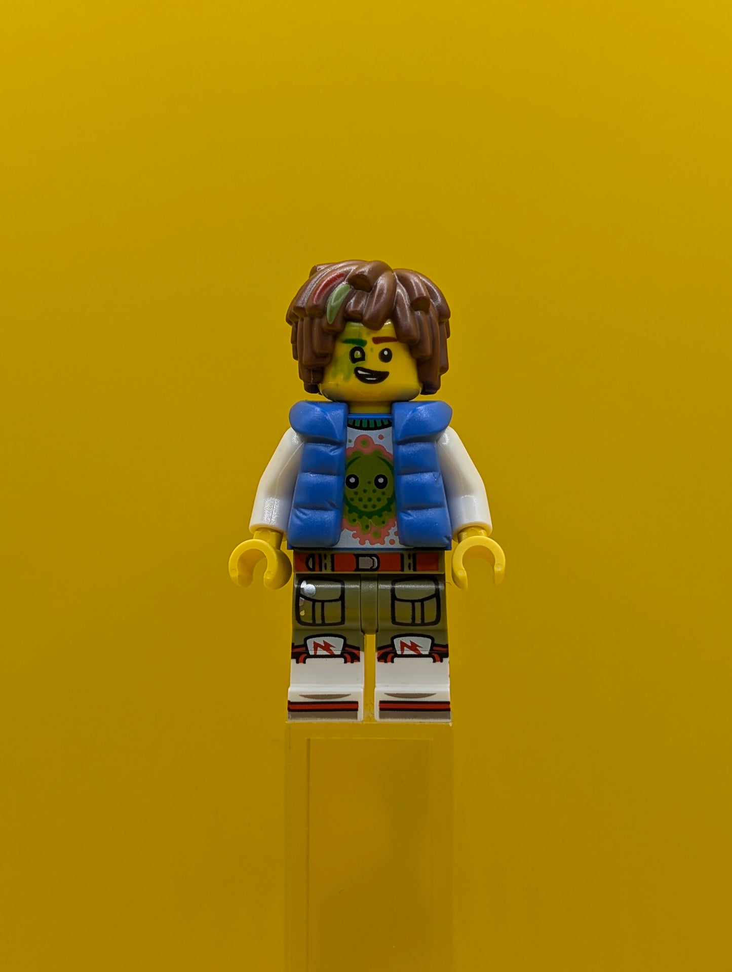 Mateo drm053 Z-Blob Shirt, Blue Puffer Vest Dreamzzz Lego Minifigure