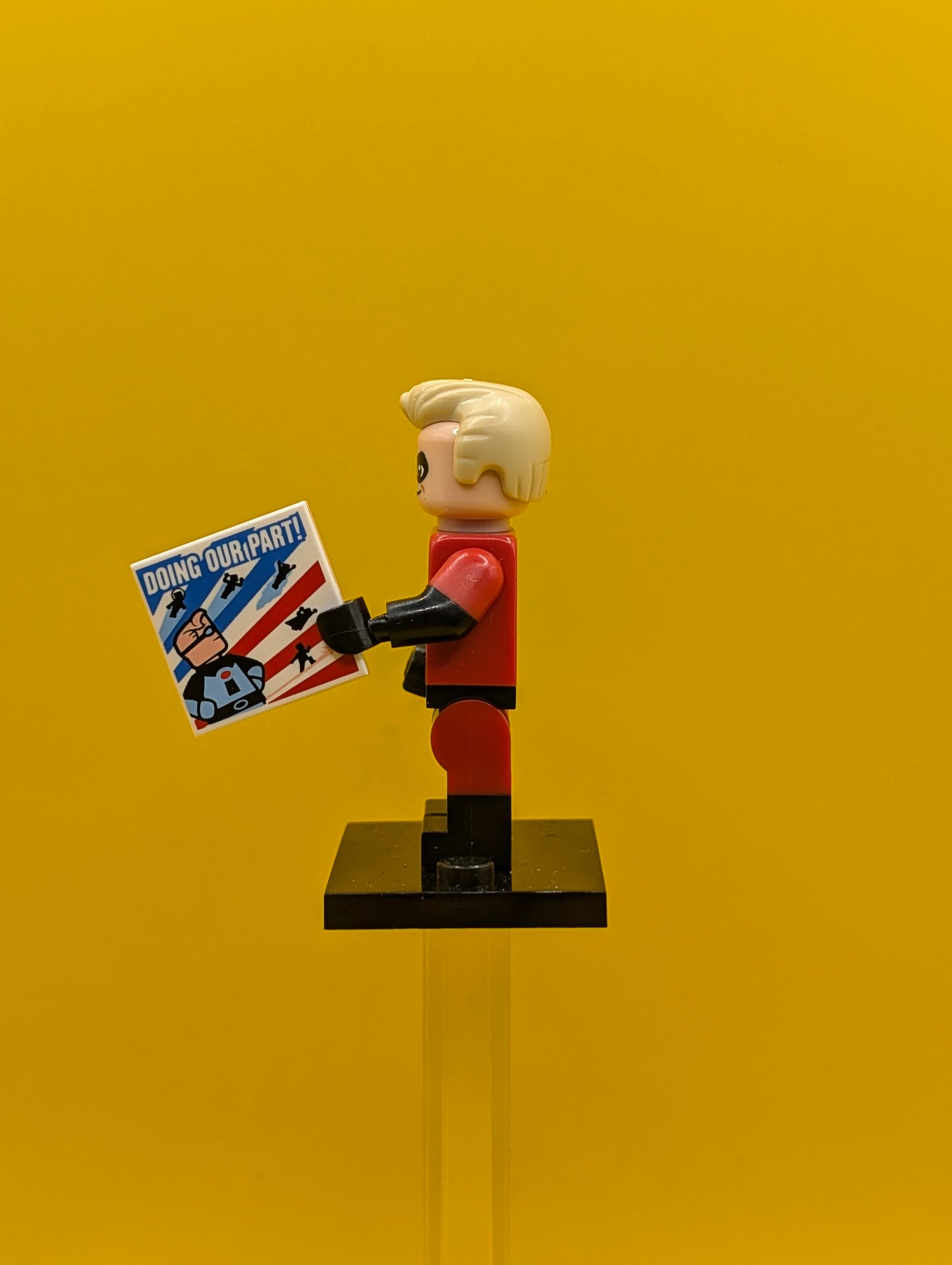 Mr. Incredible coldis-13 Disney Series 1 (Complete Set with Stand and Accessories) Lego Minifigure