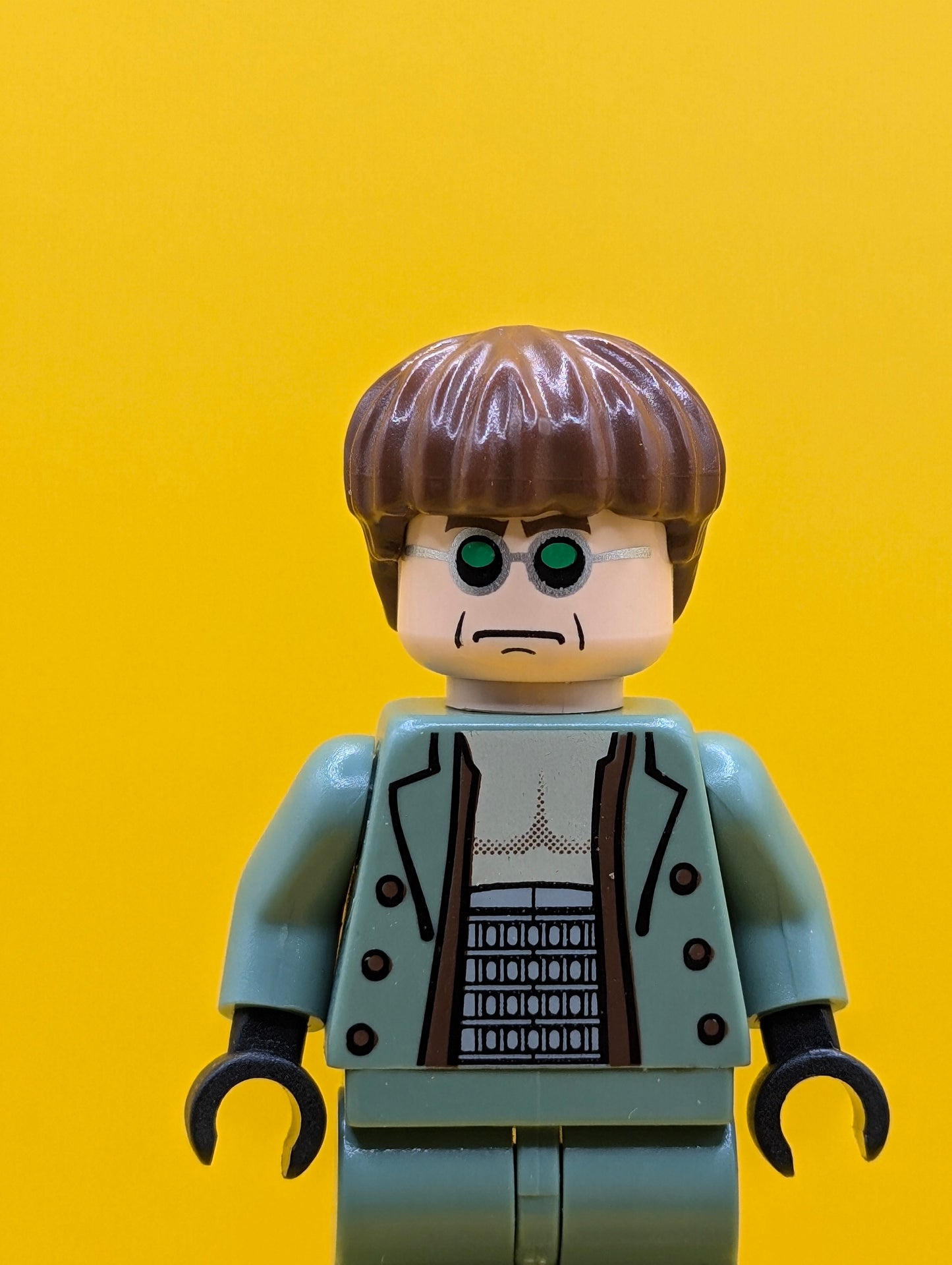 Doctor Octopus spd026 Sand Green Jacket Marvel Minifigure Lego