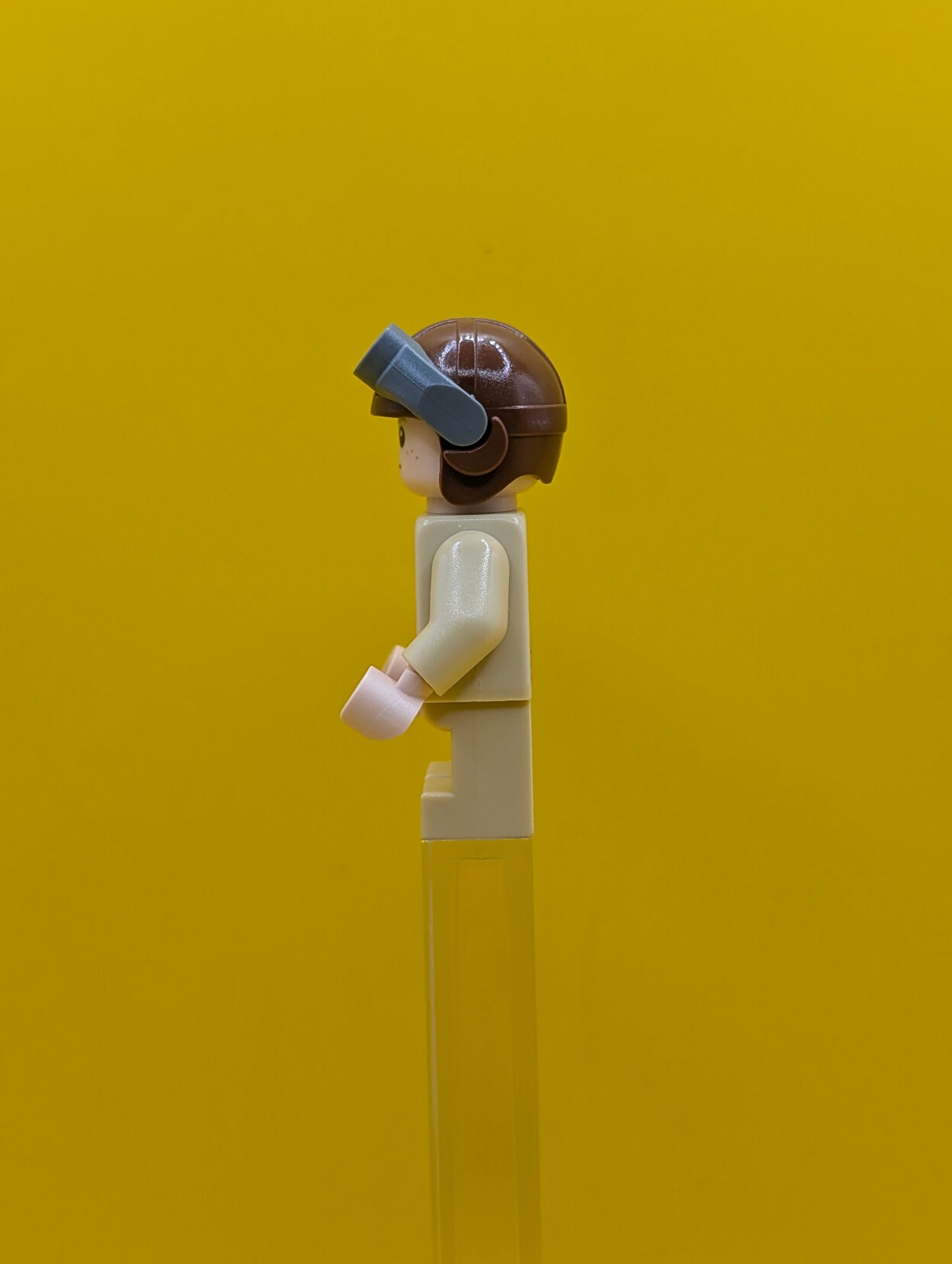 Anakin Skywalker sw1001 Short Legs, Reddish Brown Aviator Cap Star Wars Lego Minifigure
