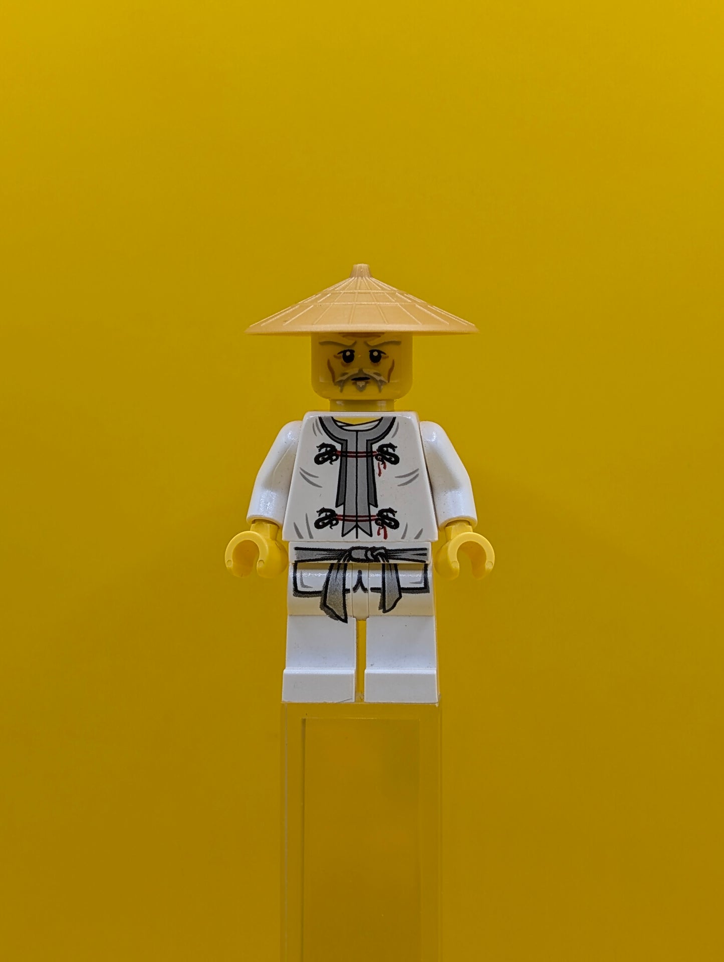 Wu Sensei njo064 Pearl Gold Hat Ninjago Lego