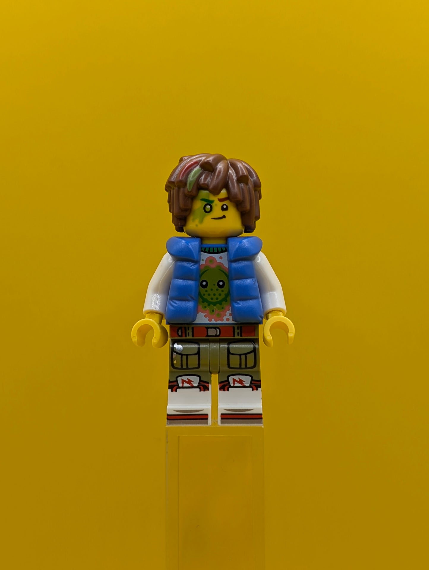 Mateo drm053 Z-Blob Shirt, Blue Puffer Vest Dreamzzz Lego Minifigure