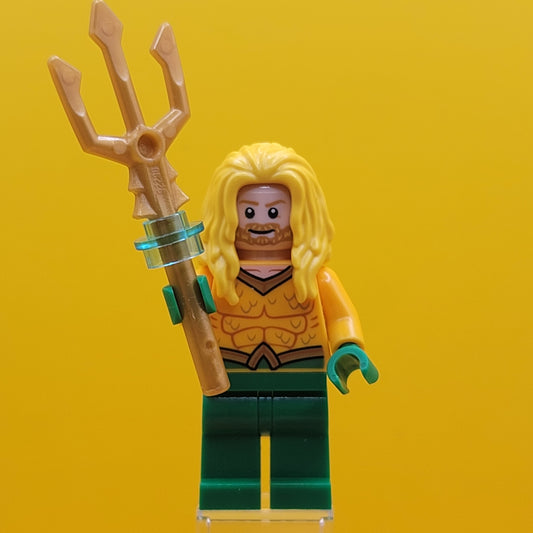 Aquaman Yellow Long Hair Minifigure Lego sh557