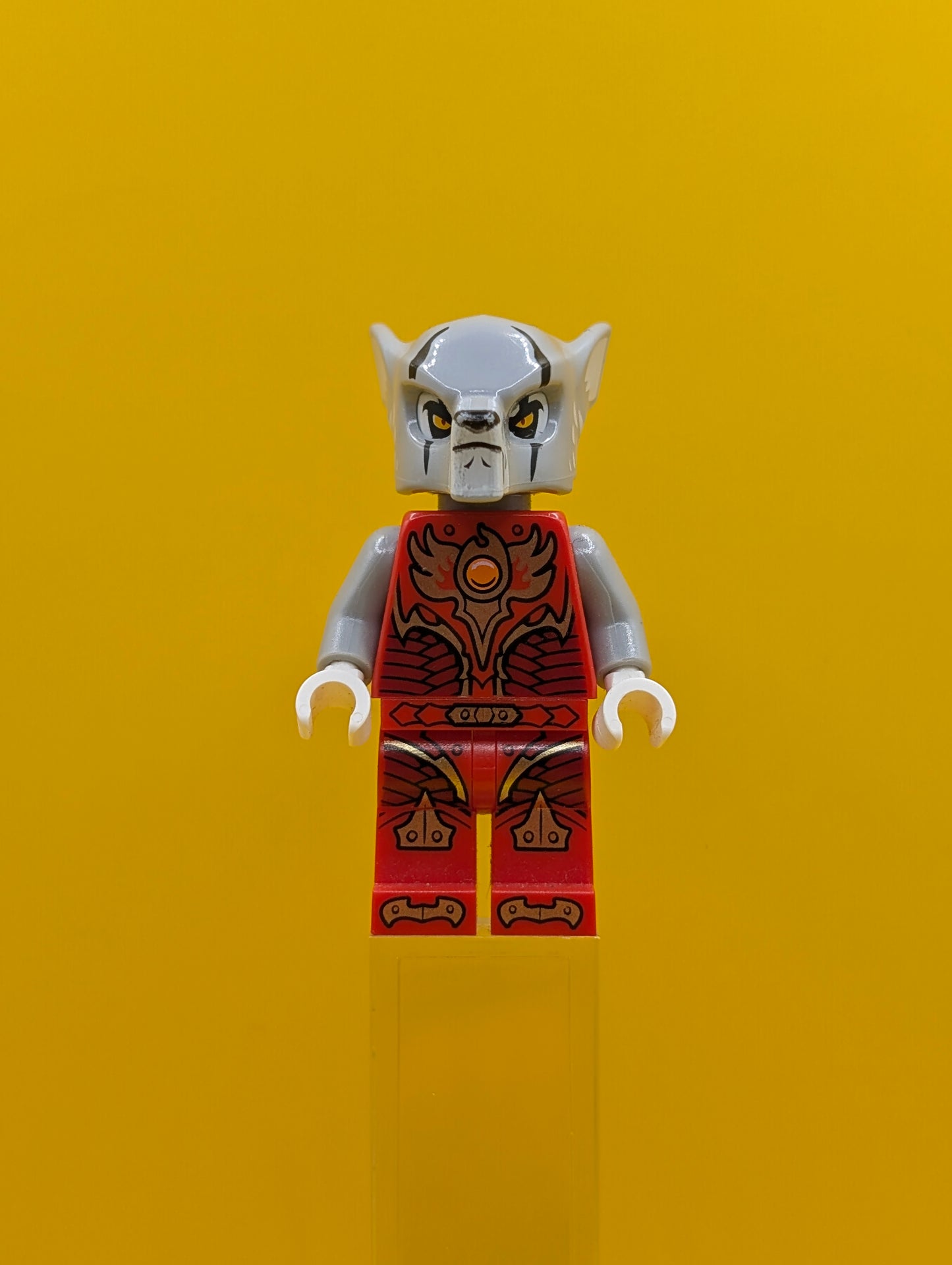 Worriz loc089 Fire Chi, Armor Legends Of Chima Lego Minifigure