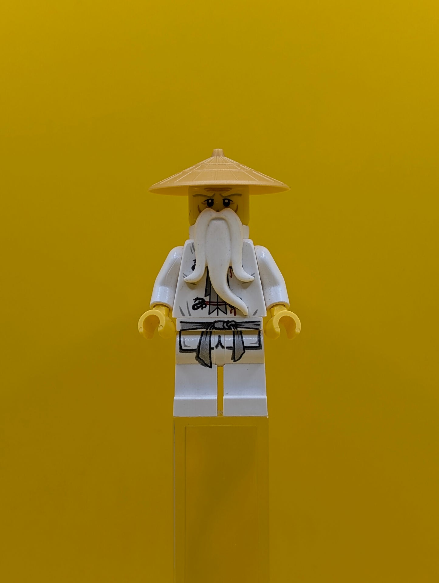 Wu Sensei njo064 Pearl Gold Hat Ninjago Lego