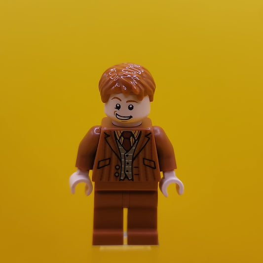 Fred/ George Weasley hp122 Dark Orange Suit Minifigure Lego