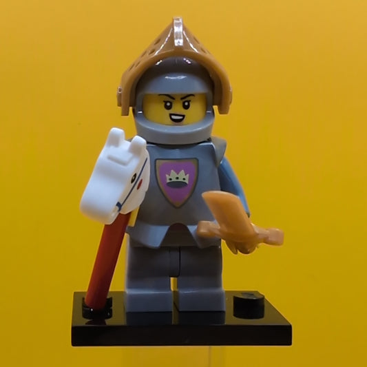 Knight Of The Yellow Castle Series col23-11 Series 23 (complete Set with Stand and Accessories) CMF Minifigure Lego
