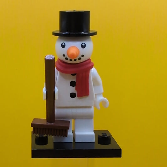 Snowman col23-3 Series 23 (complete Set with Stand and Accessories) CMF Minifigure Lego