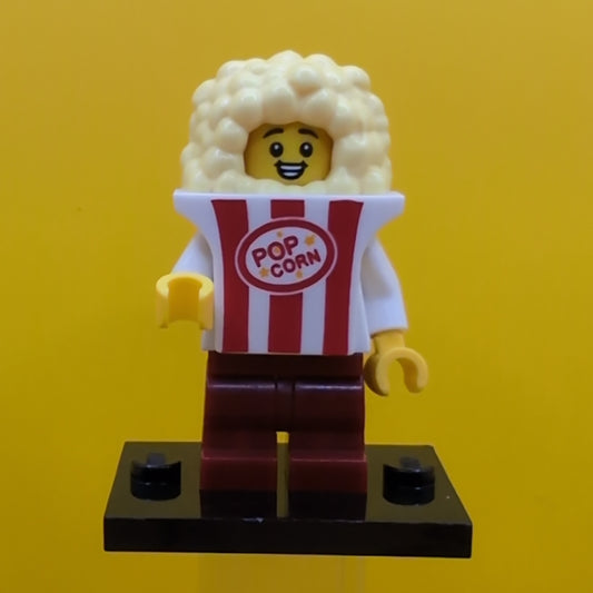 Popcorn Costume col23-7 Series 23 (complete Set with Stand and Accessories) CMF Minifigure Lego
