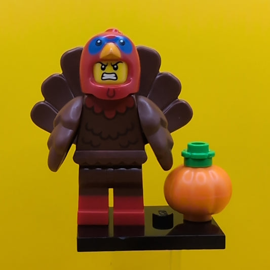 Turkey Costume col23-9 Series 23 (complete Set with Stand and Accessories) CMF Minifigure Lego
