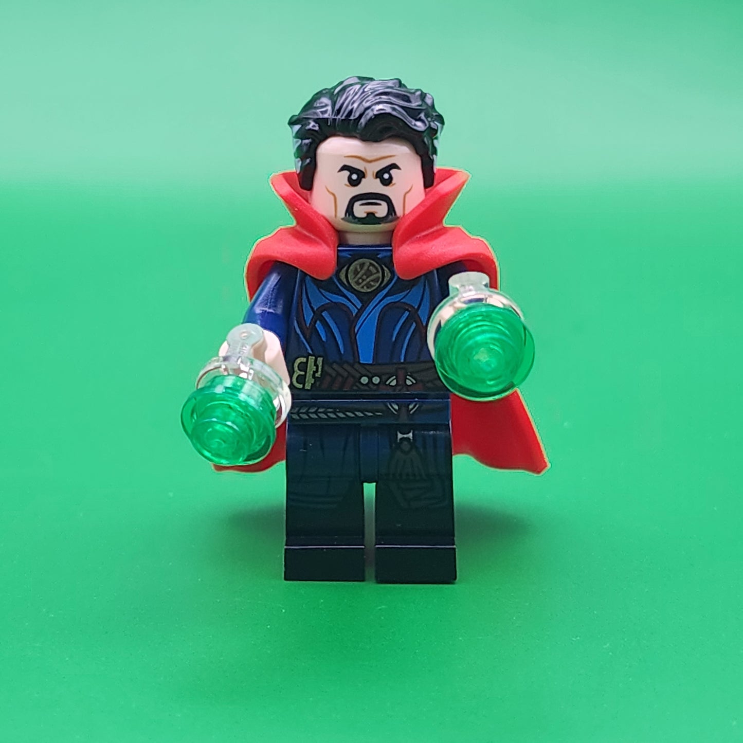 Lego Doctor Strange Brooch Minifigure sh909 with Cape Avengers Advent
