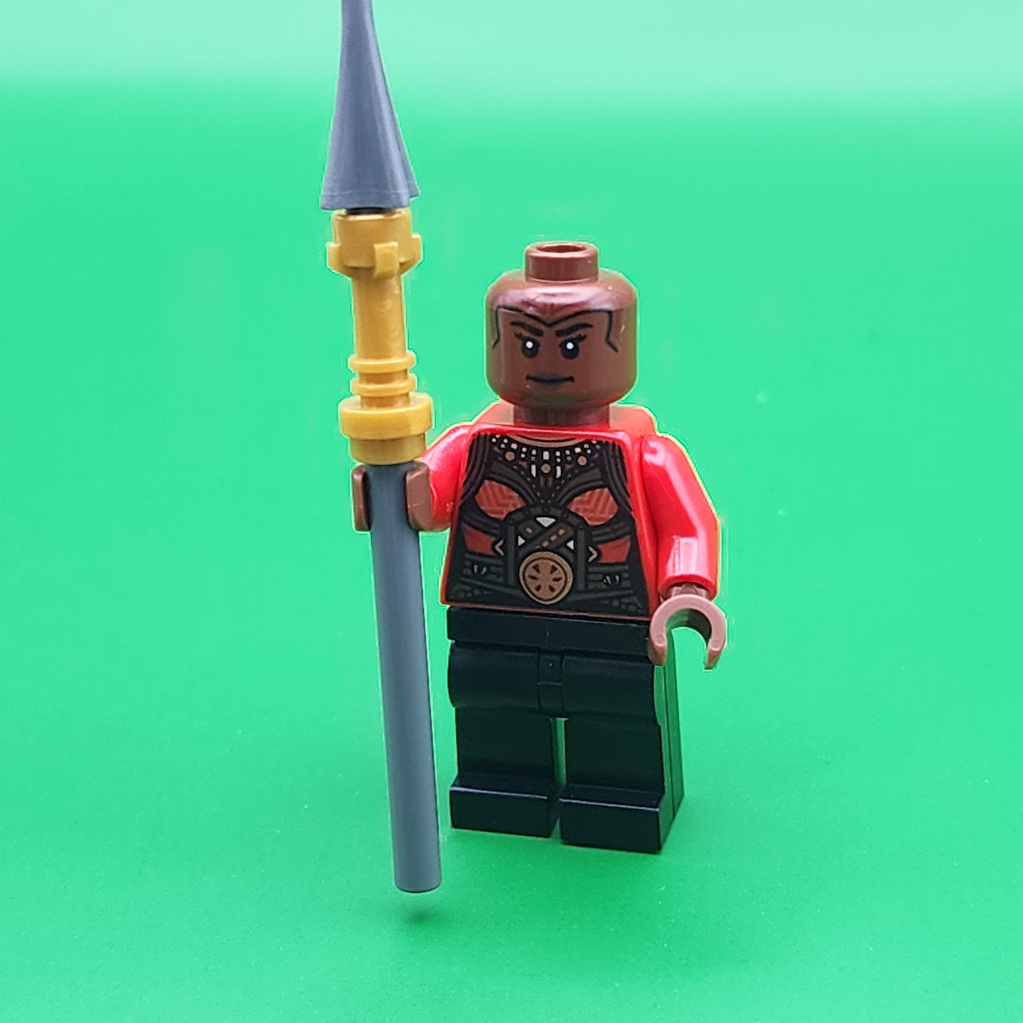 Lego Okoye Red Top Minifigure sh847 Wakanda Forever Black Panther Advent