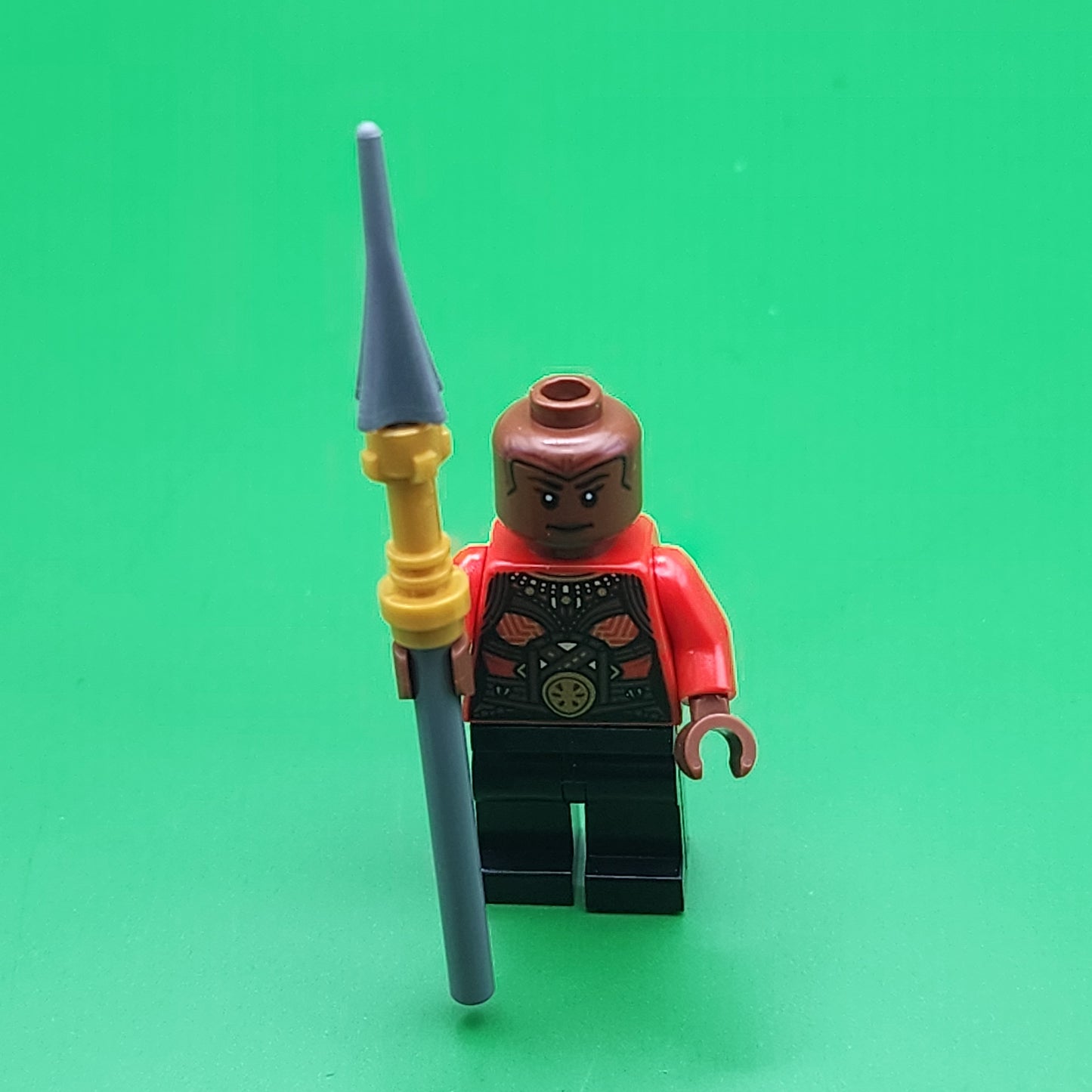 Lego Okoye Red Top Minifigure sh847 Wakanda Forever Black Panther Advent