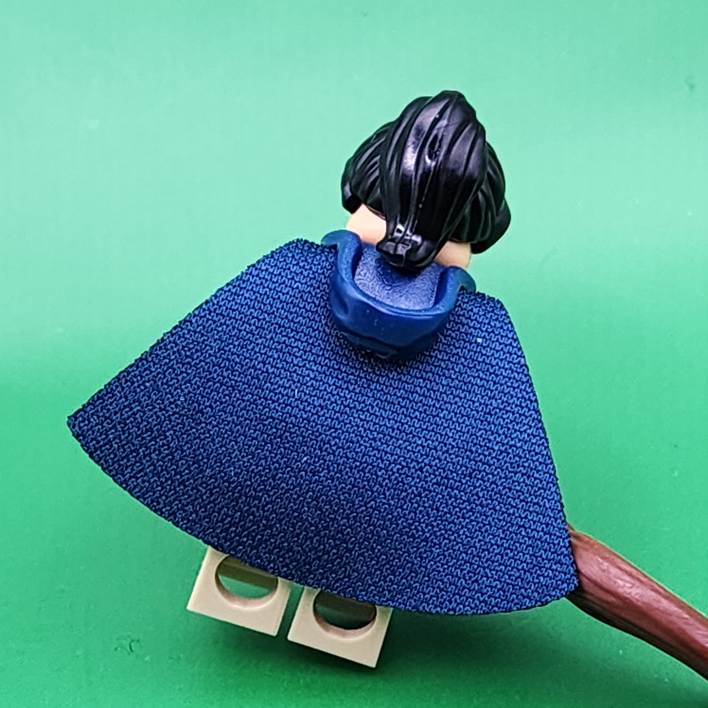 Lego Cho Chang Minifigure Ravenclaw Quidditch Uniform hp428 Hood Cape Broom