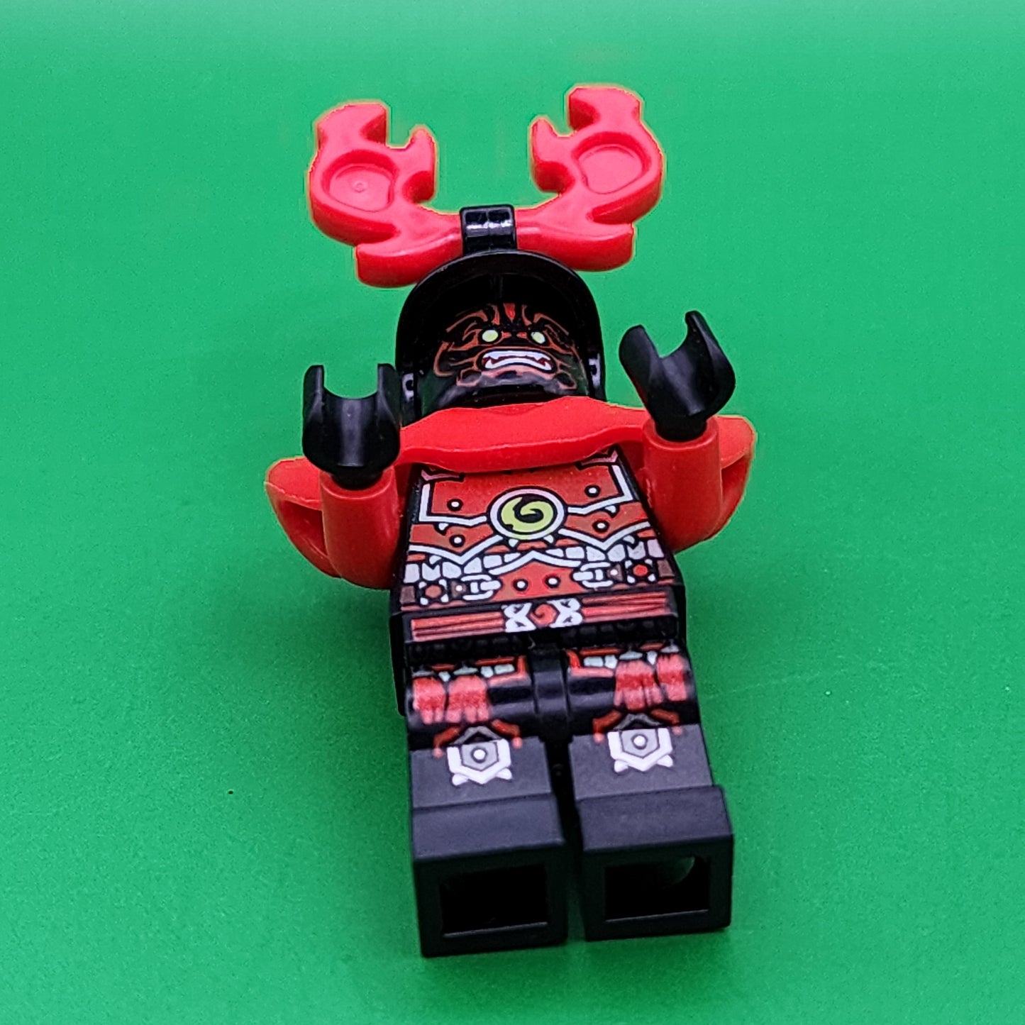 Lego Stone Army Warrior Minifigure Red Face njo075 NINJAGO