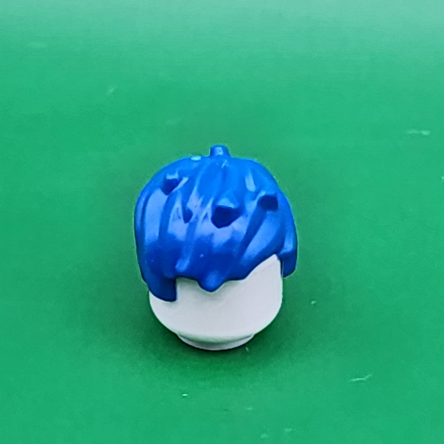 Lego Minifigure Hair Short Messy Blue 44751