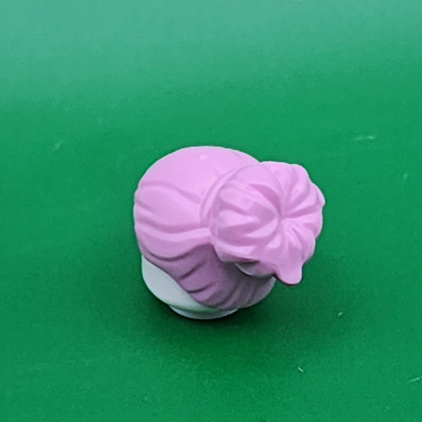 Lego Minifigure Hair Large High Bun Bright Pink Female