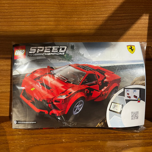 76895 Ferrari F8 Tributo Speed Champions Not Built Lego red