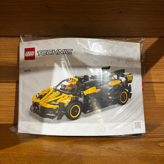 42151 Bugatti Bolide Technic Not Built Lego yellow