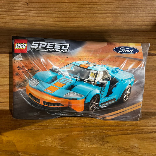 76905 Ford GT Heritage Edition Speed Champions Not Built Lego blue