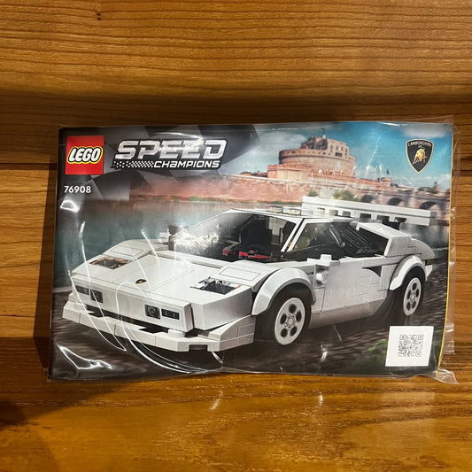 76908 Lamborghini Countach Speed Champions Not Built Lego white
