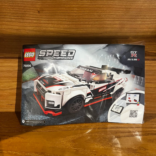 76896 Nissan GT-R NISMO Speed Champions Not Built Lego white