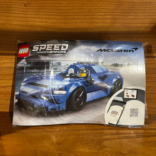 76902 McLaren Elva Speed Champions Not Built Lego blue