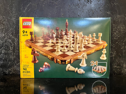 40719 Traditional Chess Set 2 in 1 Checkers Lego Set