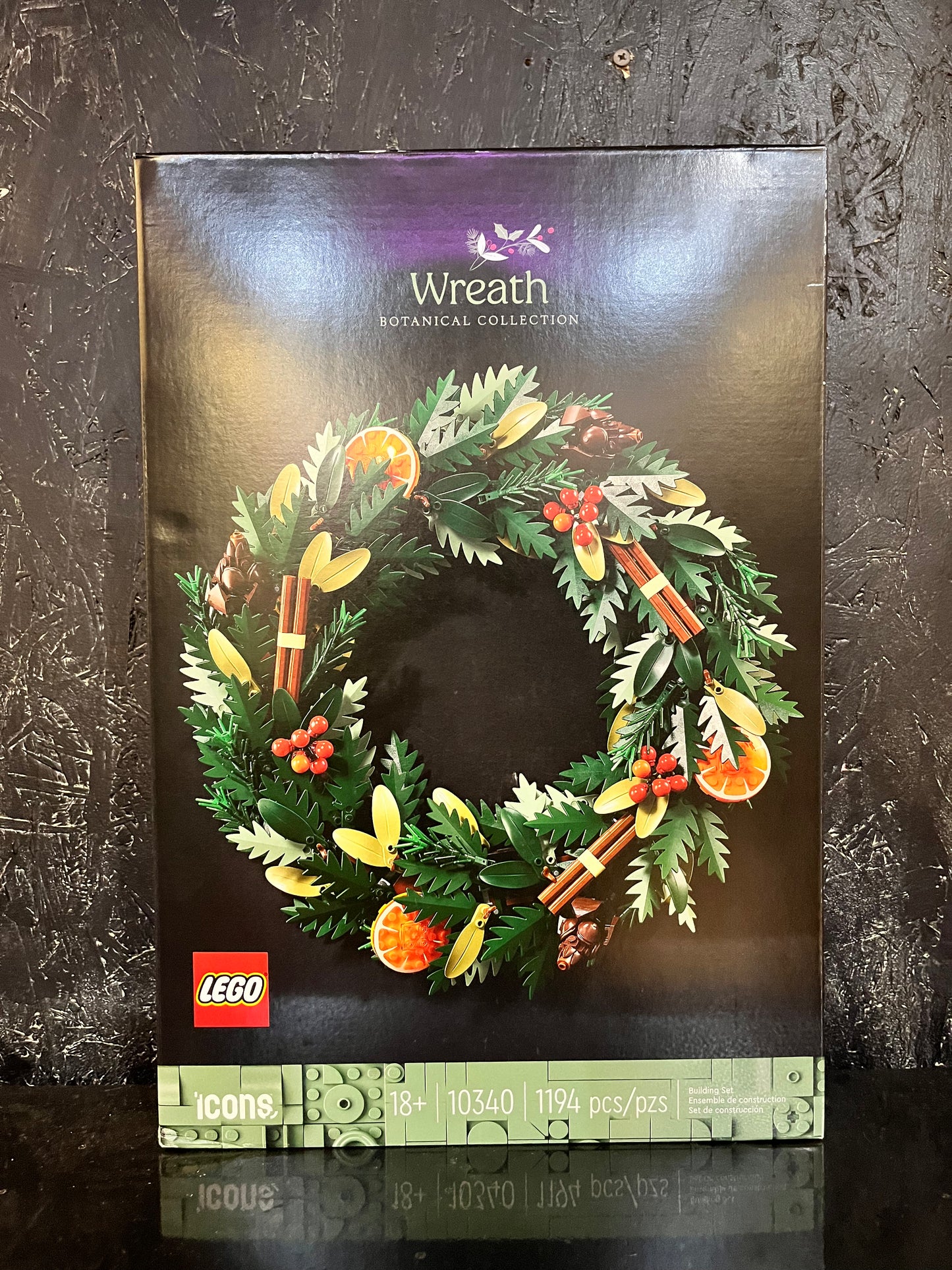 10340 Wreath Botanical Collection Lego Icons Set