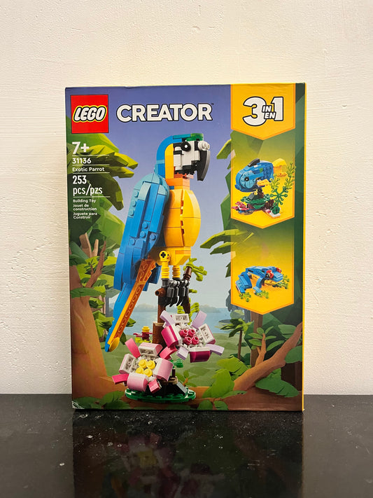 31136 Exotic Parrot 3 in 1 Creator Lego Set