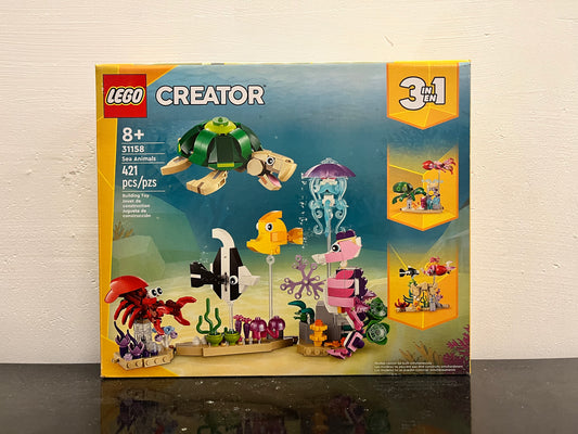 31158 Sea Animals 3 in 1 Creator Lego Set