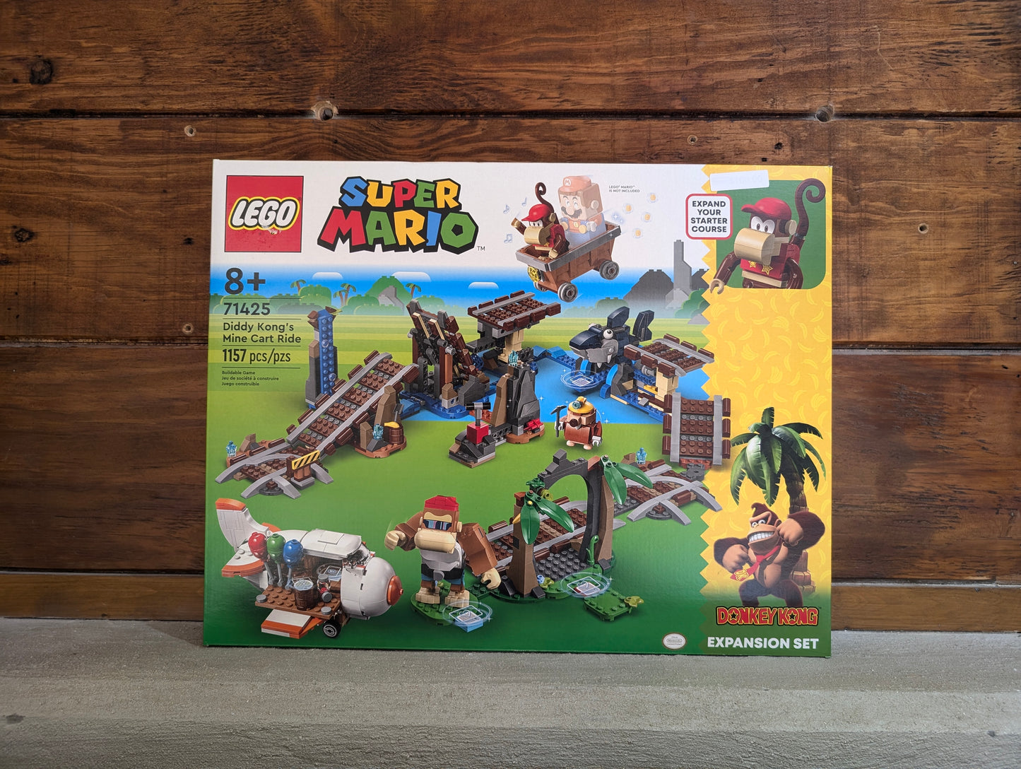 71425 Diddy Kong's Mine Cart Ride Super Mario Donkey Kong Expansion Lego Set