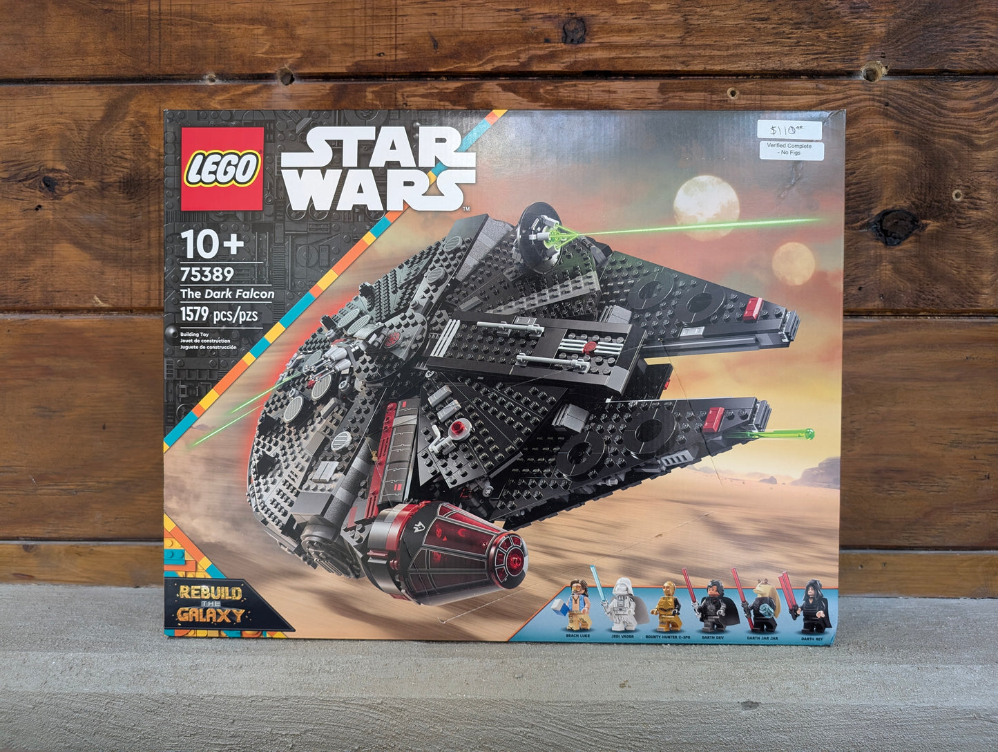 75389 The Dark Falcon Star Wars Rebuild The Galaxy Lego Set