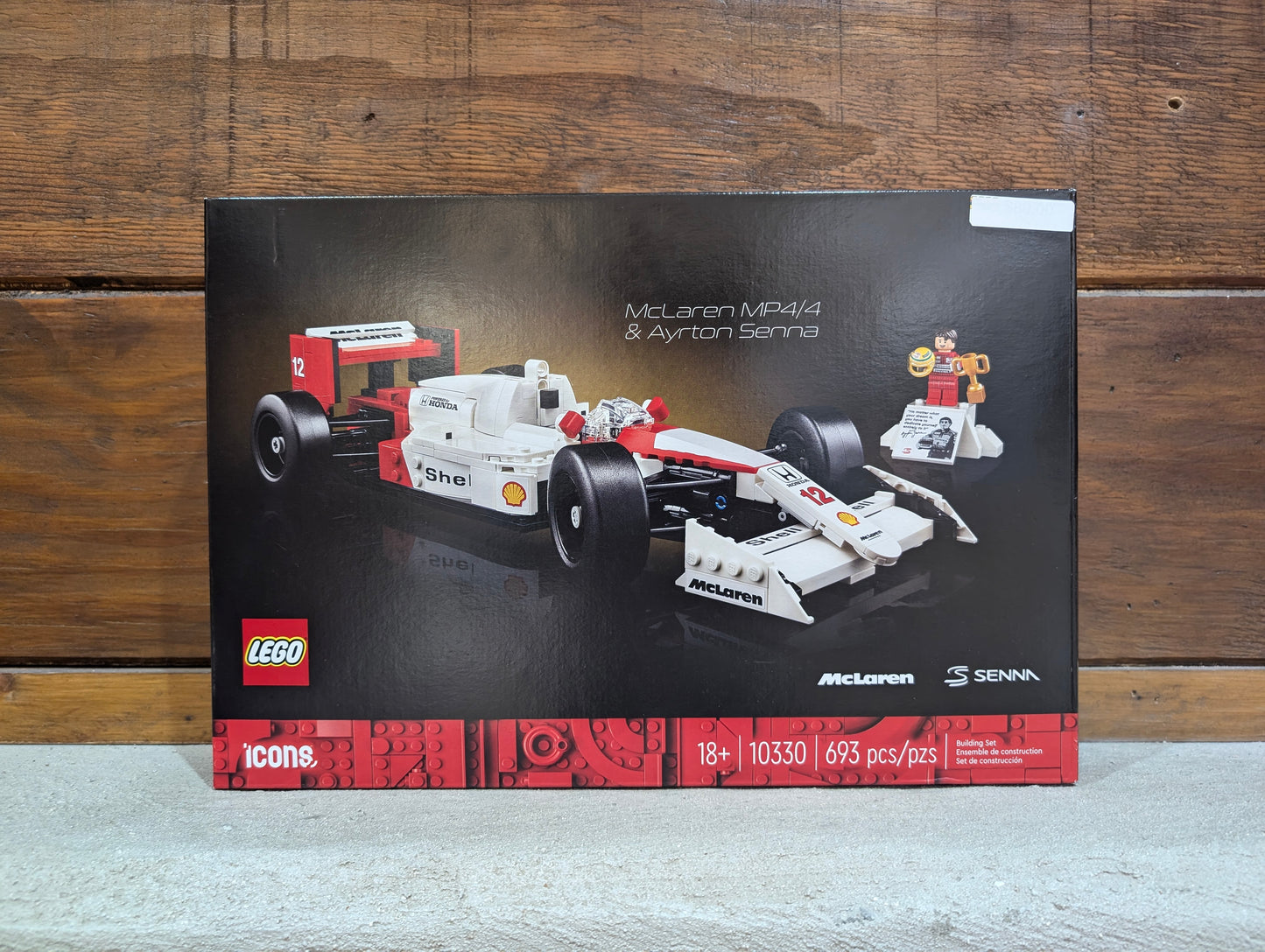 10330 McLaren MP4/4 & Ayrton Senna Lego Icons Set