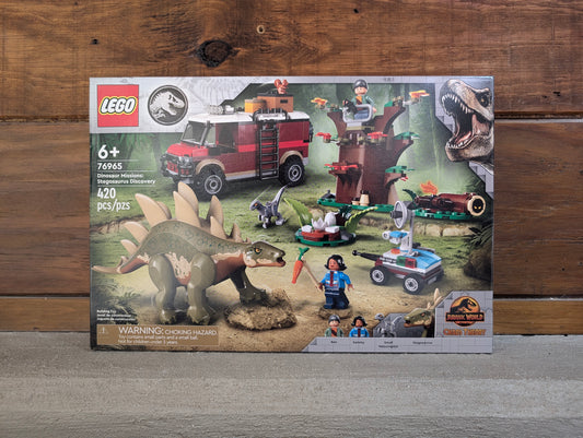 76965 Dinosaur Mission: Stegosaurus Discovery Jurassic World Lego Set