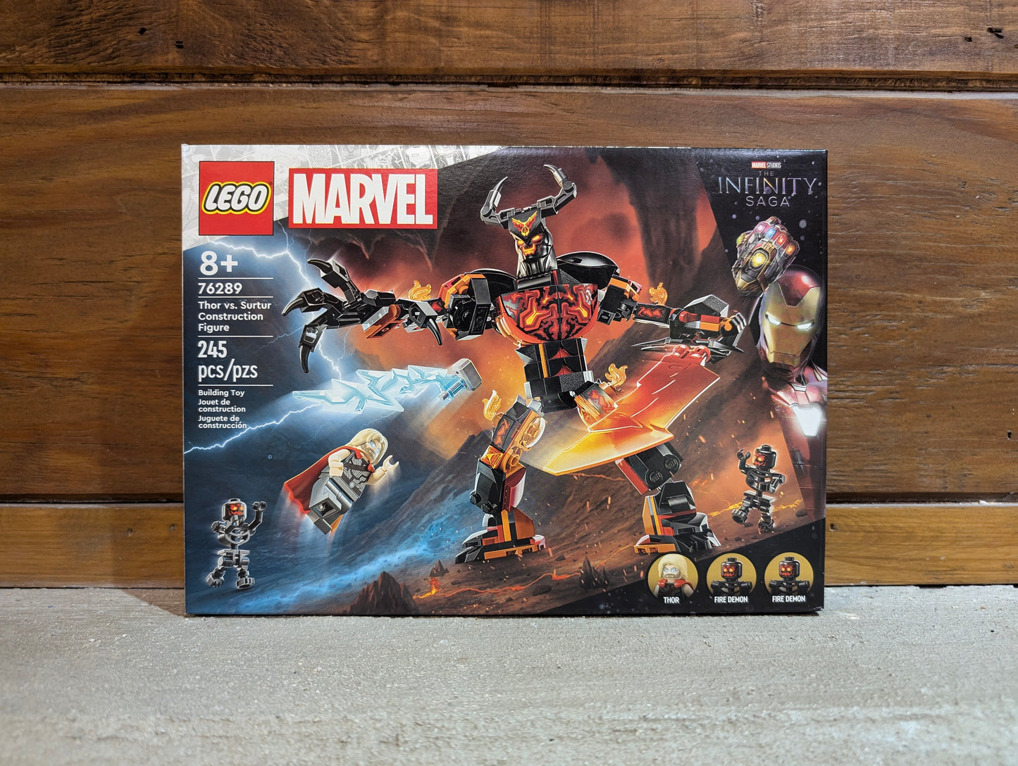 76289 Thor vs. Surtur Construction Figure Marvel Super Heroes Lego Set