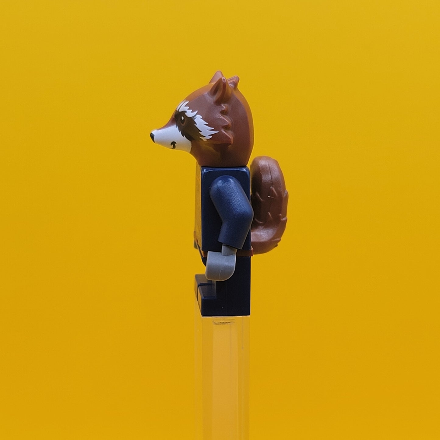 Rocket Raccoon sh0875 Dark Blue Suit Reddish Brown Head Lego Minifigure