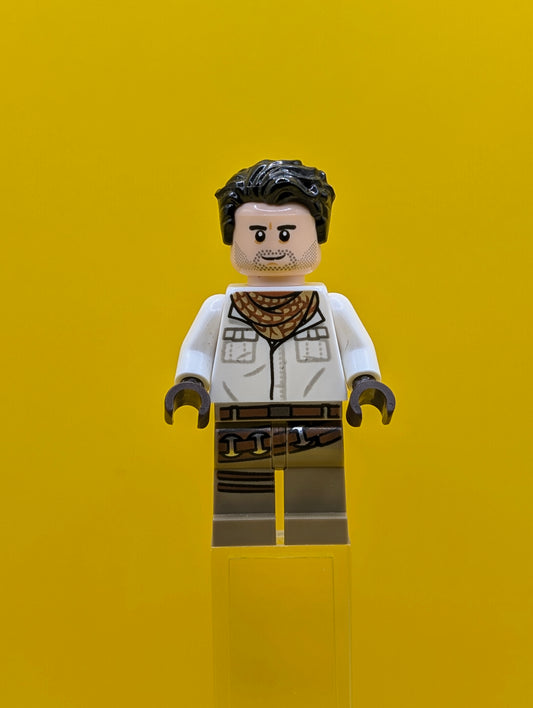 Poe Dameron sw1049 White Shirt Star Wars Minifigure Lego