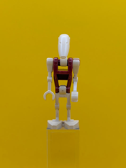 Security Battle Droid sw0096 Dark Red Torso, Angled Arm and Straight Arm Star Wars Lego Minifigure
