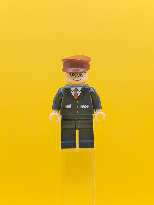 Subway Train Conductor spd030 Minifigure Lego